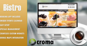 Bistro - Responsives Feinschmecker-App-Thema